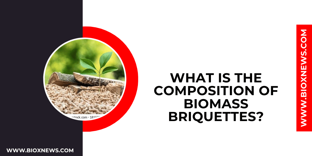 What is the composition of biomass briquettes?